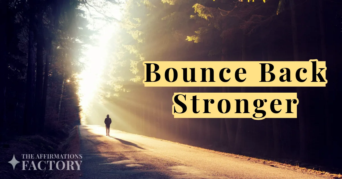 bouncing back affirmations