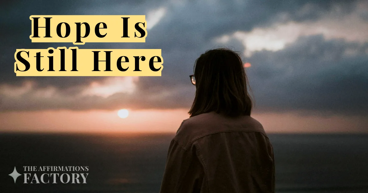 hope and optimism affirmations