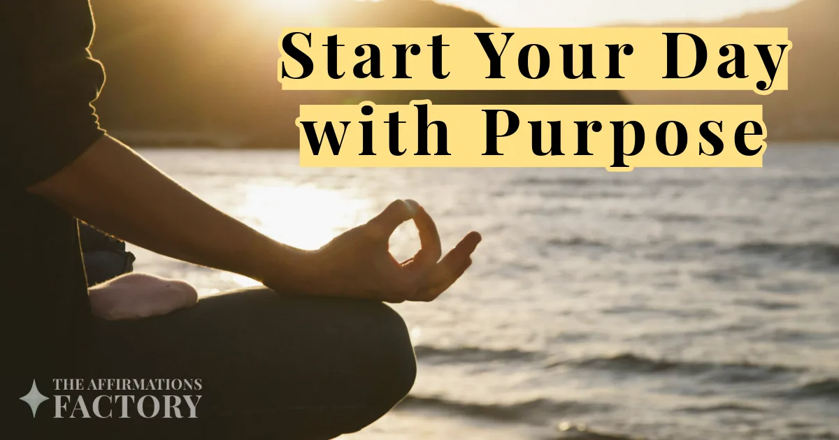 morning self-improvement affirmations