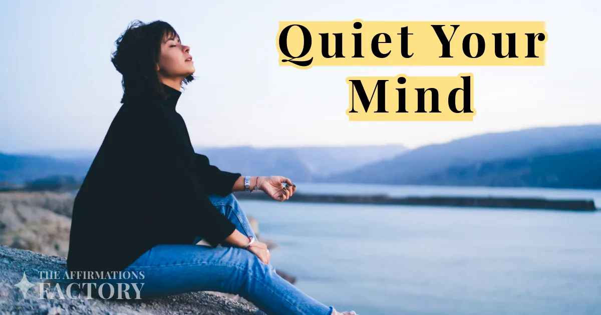 peace of mind affirmations