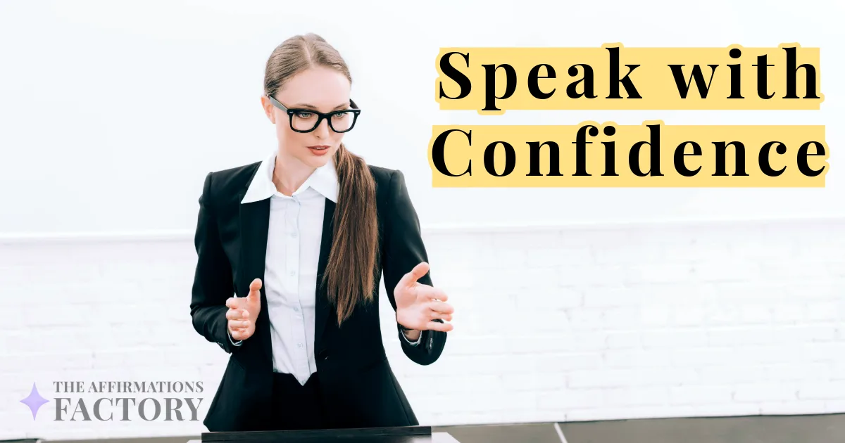 performance anxiety affirmations