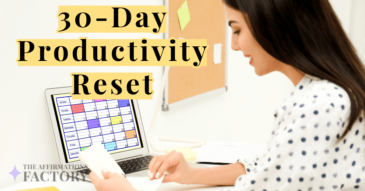 daily productivity affirmations