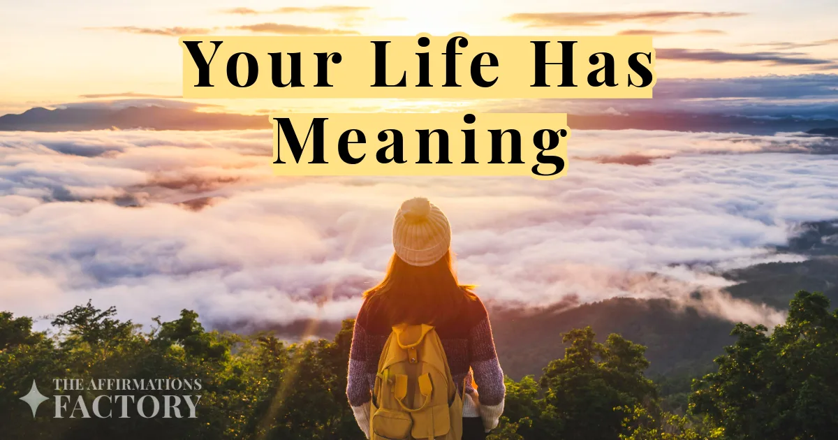 purpose-finding affirmations