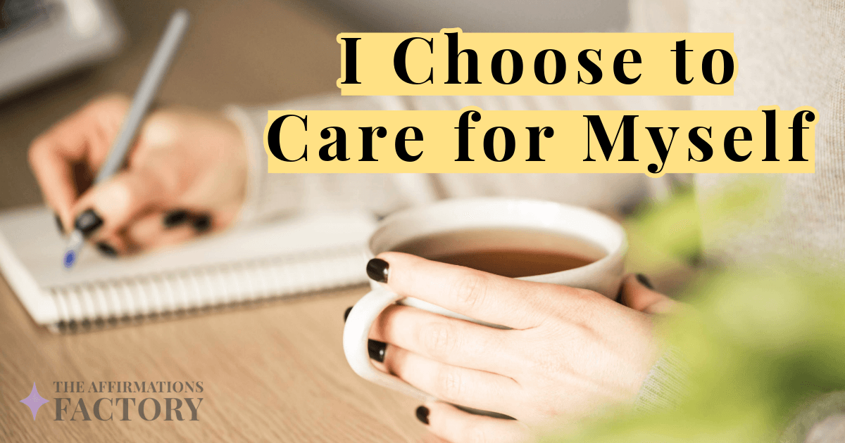 self-care commitment affirmations