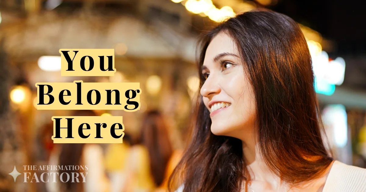 social anxiety affirmations