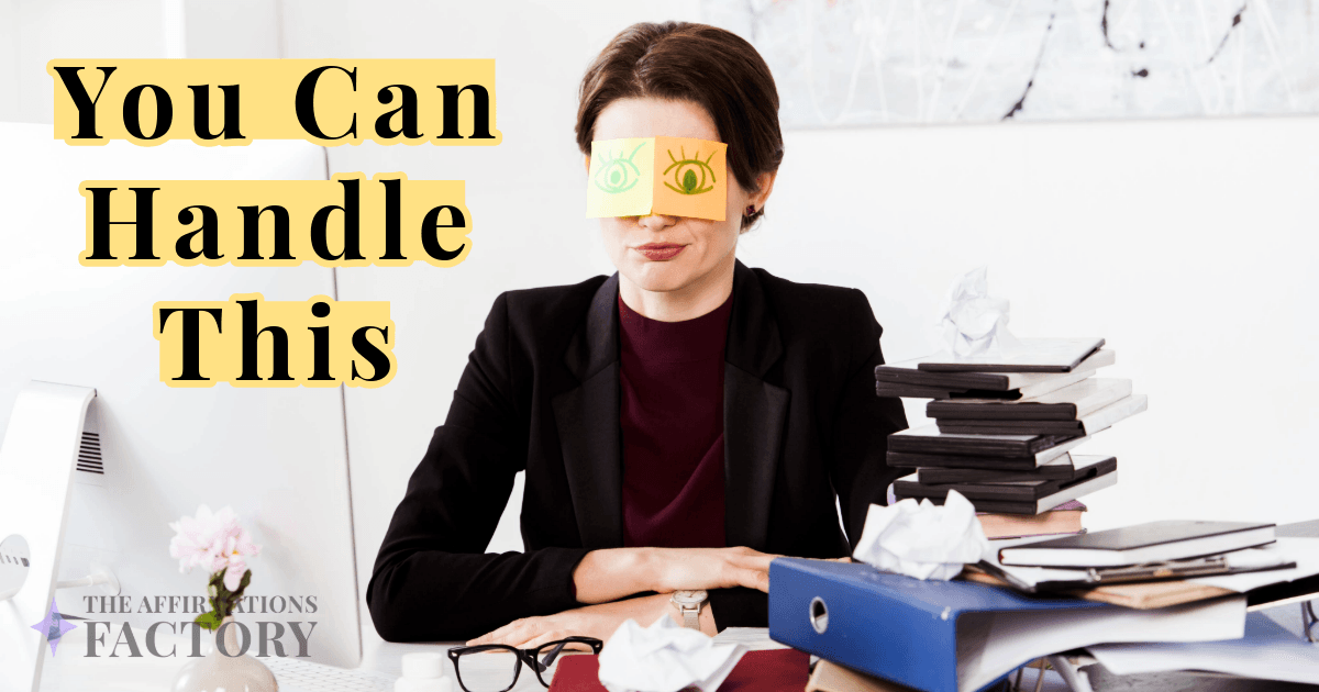 work stress affirmations