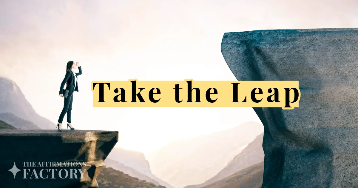 risk-taking affirmations